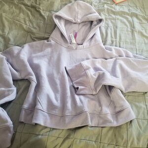 Adore me Cropped purple sweater